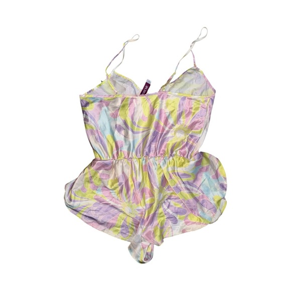 Adore Me lounging‎ Romper multicolored Pastels size Small - Picture 7 of 7